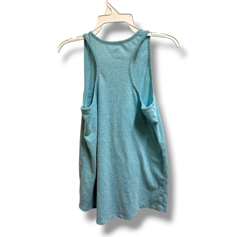 Old Navy Kids Turquoise Heather Racerback‎ Pocket Tank Top Size L 10-12